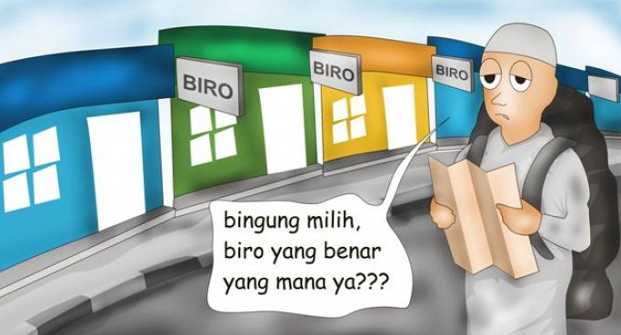 mencari biro perjalanan haji tanpa penipuan